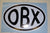 OBX Oval Decal