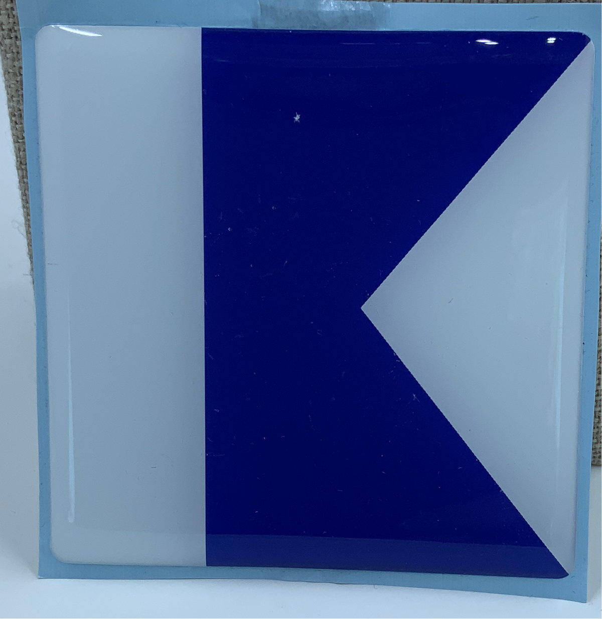 3&quot; License Plate Code Flag