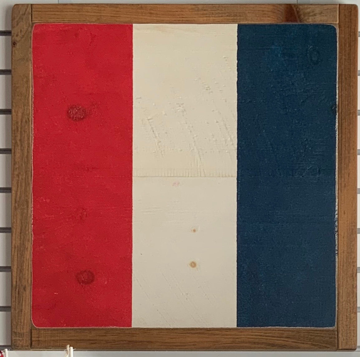 Vintage Framed Code Flag 24x24