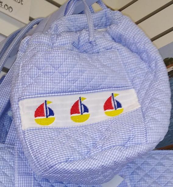 MSC Ditty Bag Smckd Sailboat
