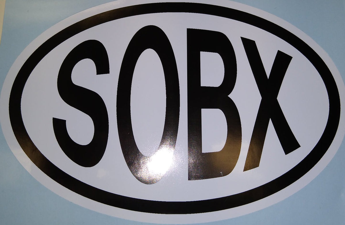 SOBX Oval Decal