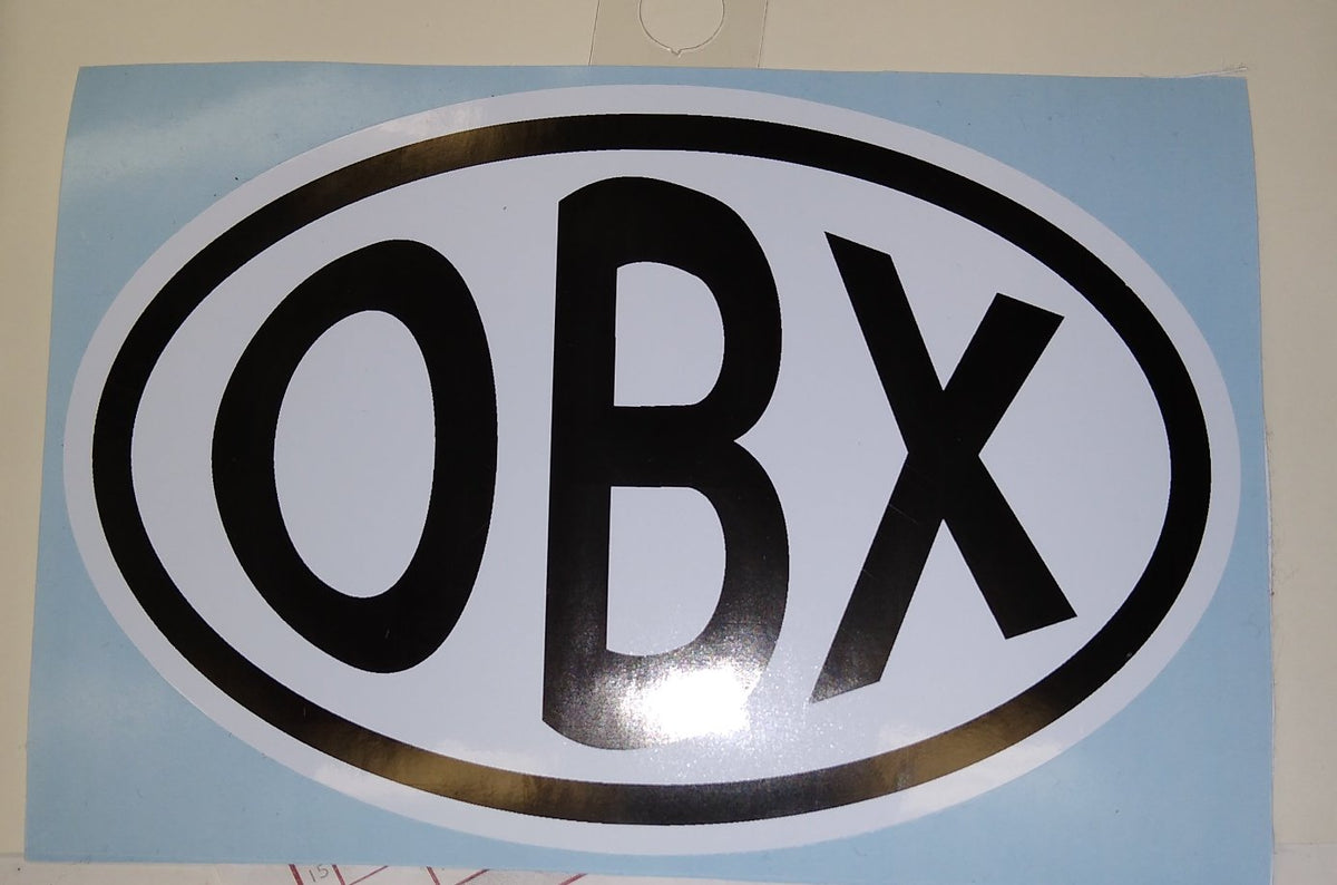 OBX Oval Decal