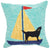 Sailing Dogs Pillow 18"