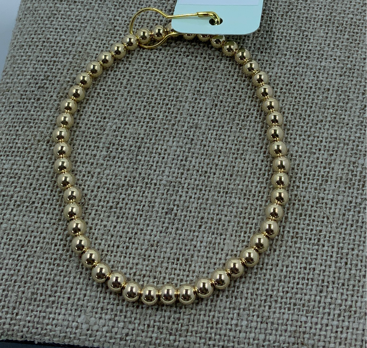 Classic Gold Bead Bracelet