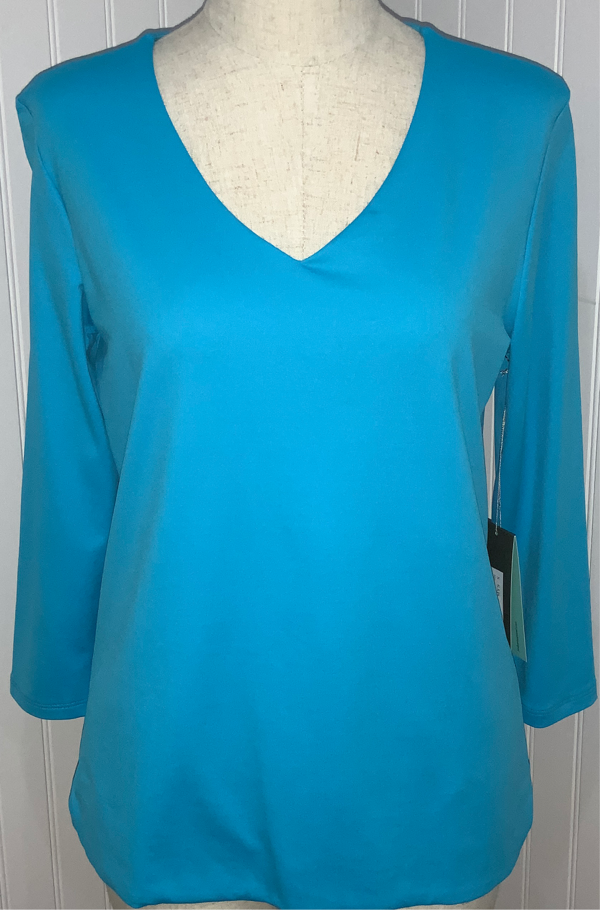Judy P Relaxed Fit 3/4 Slv V-neck