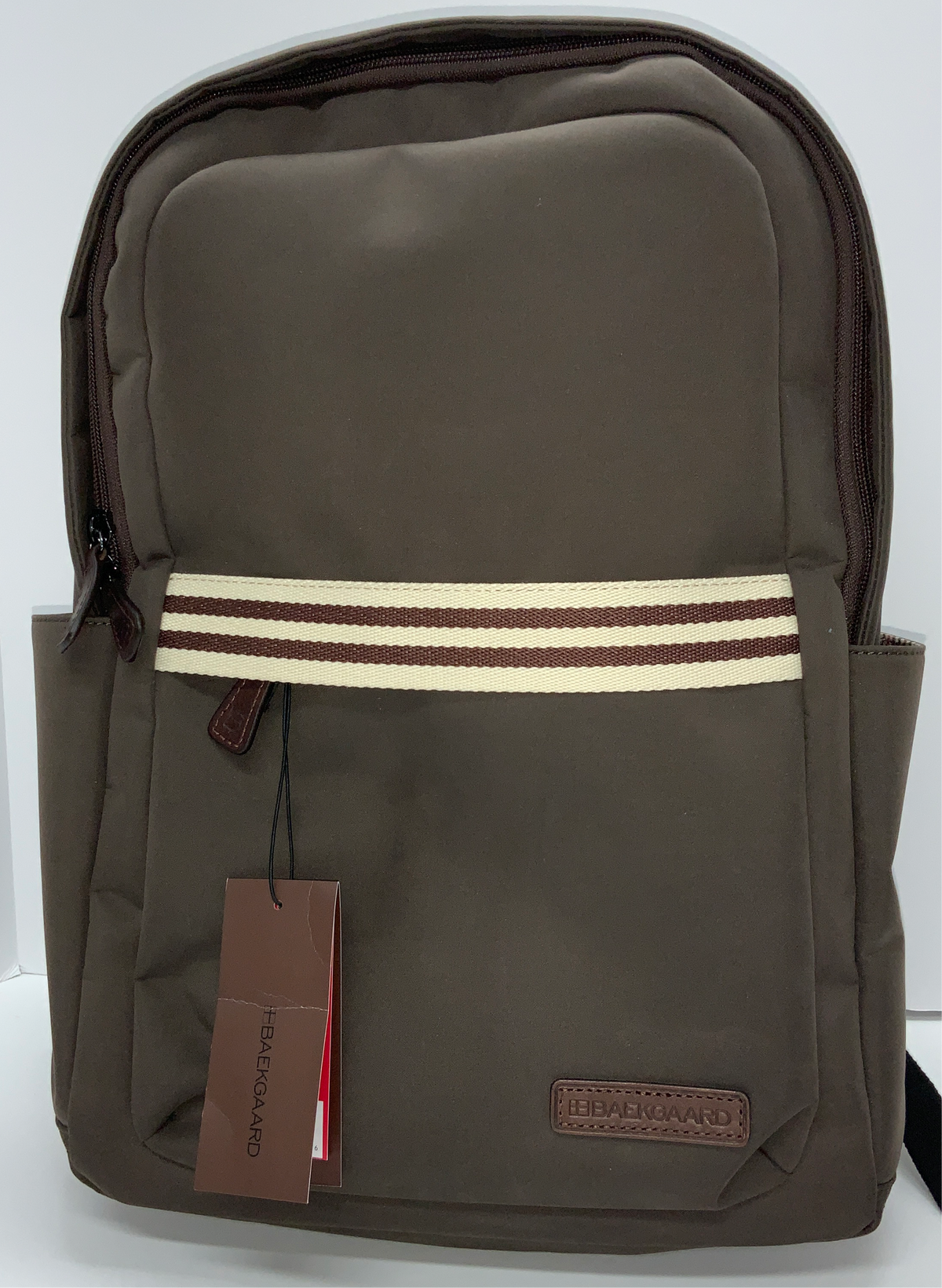 Baekaard Microfiber Teddy Zipper Backpack
