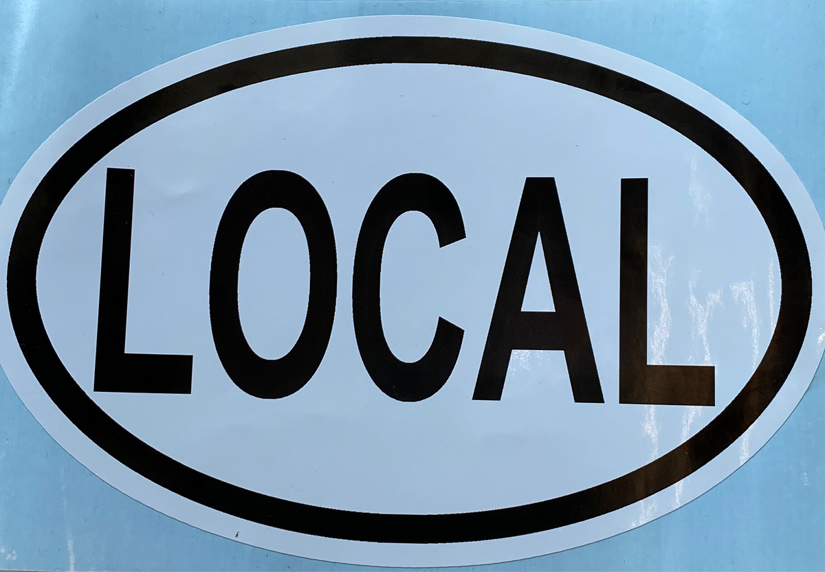 LOCAL Oval Decal