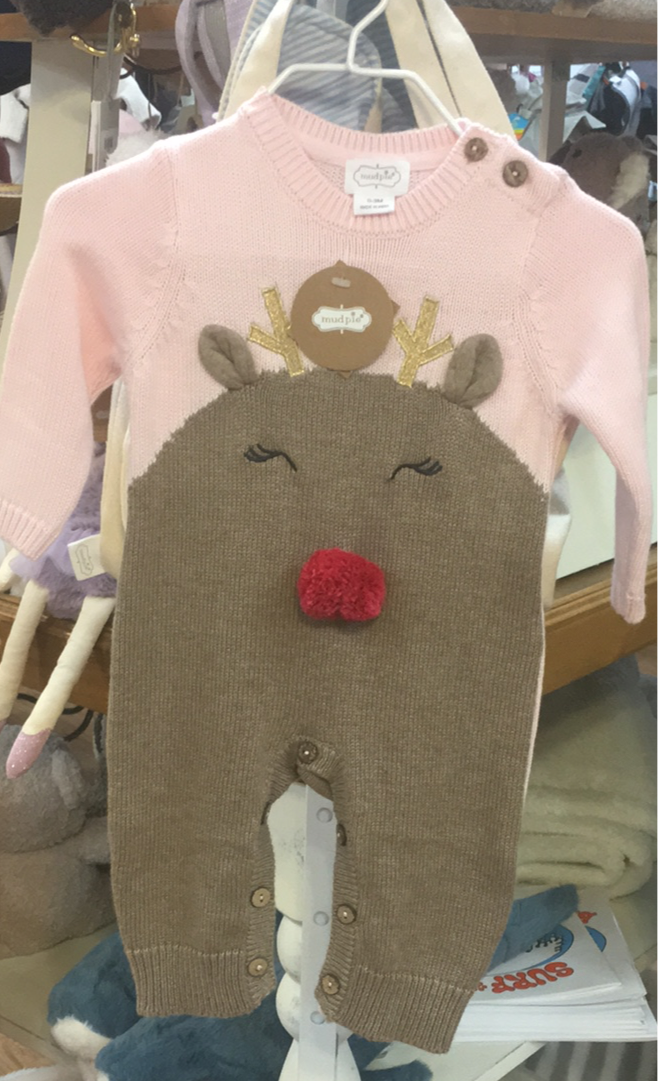 MPie Pink Knit Reindeer