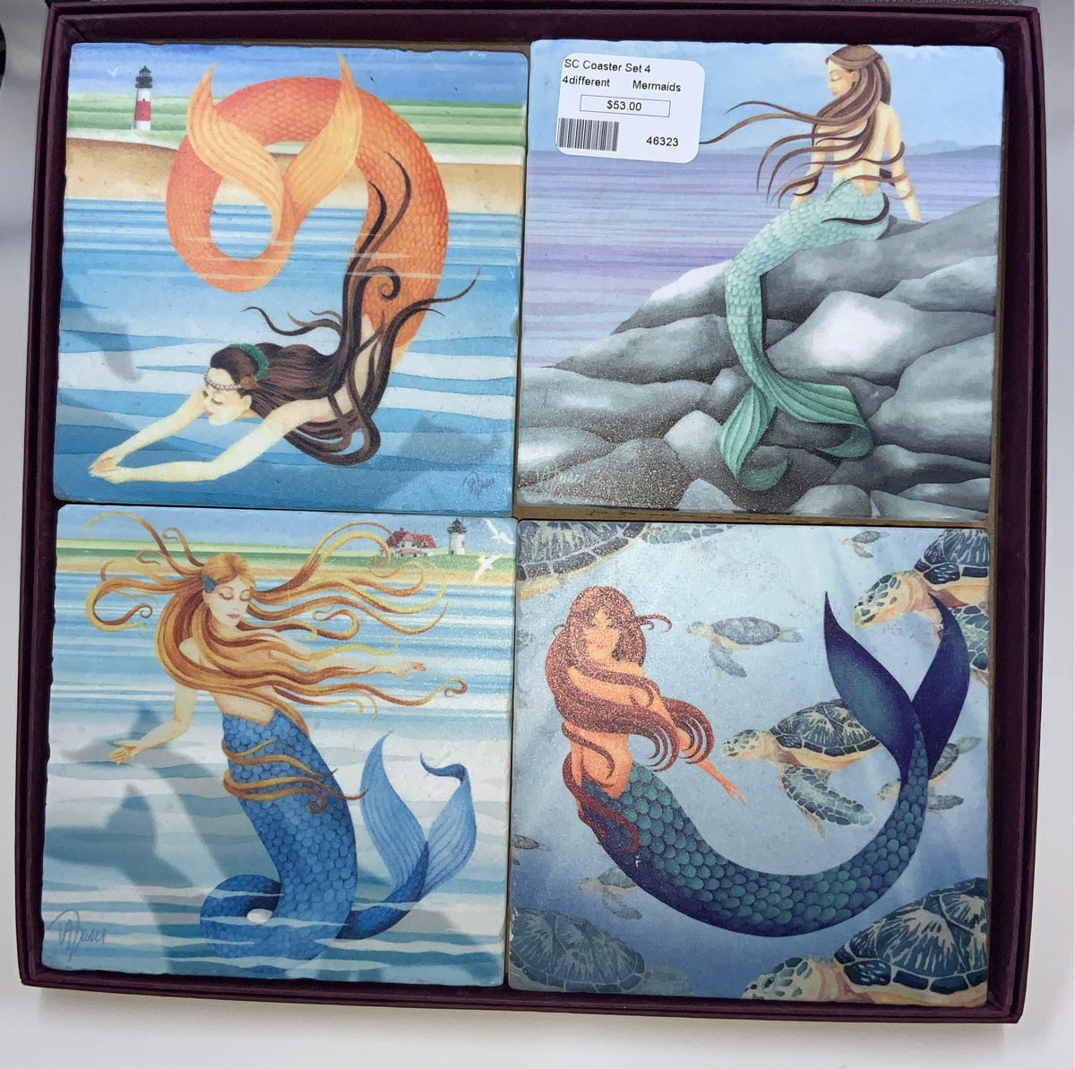 Mermaid Coaster Set (4)