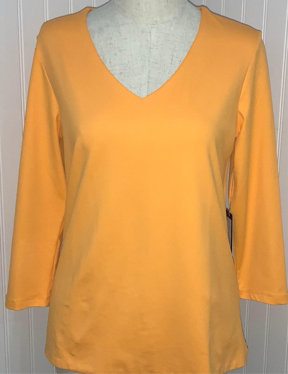 Judy P Relaxed Fit 3/4 Slv V-neck