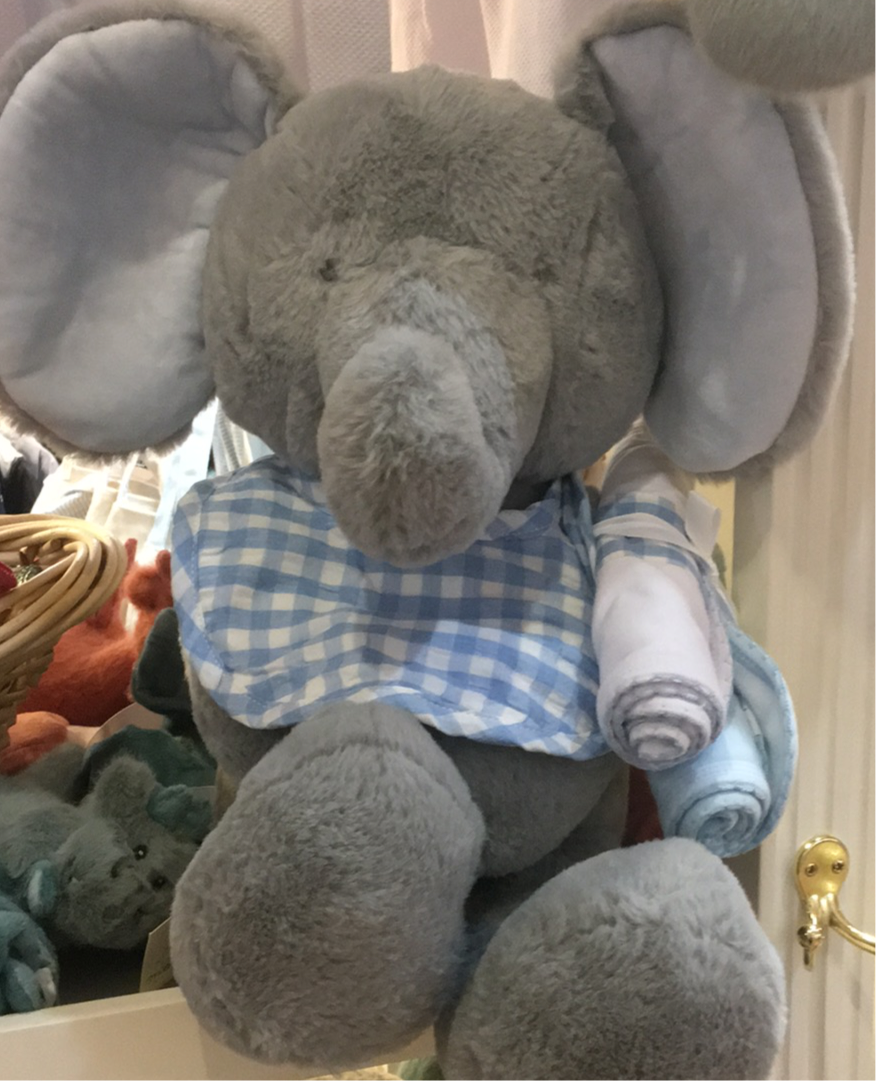 Blue Elephant Gift Set