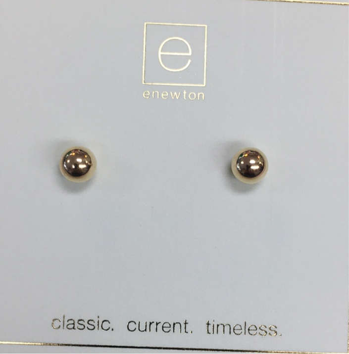 Classic Ball Stud Earrings
