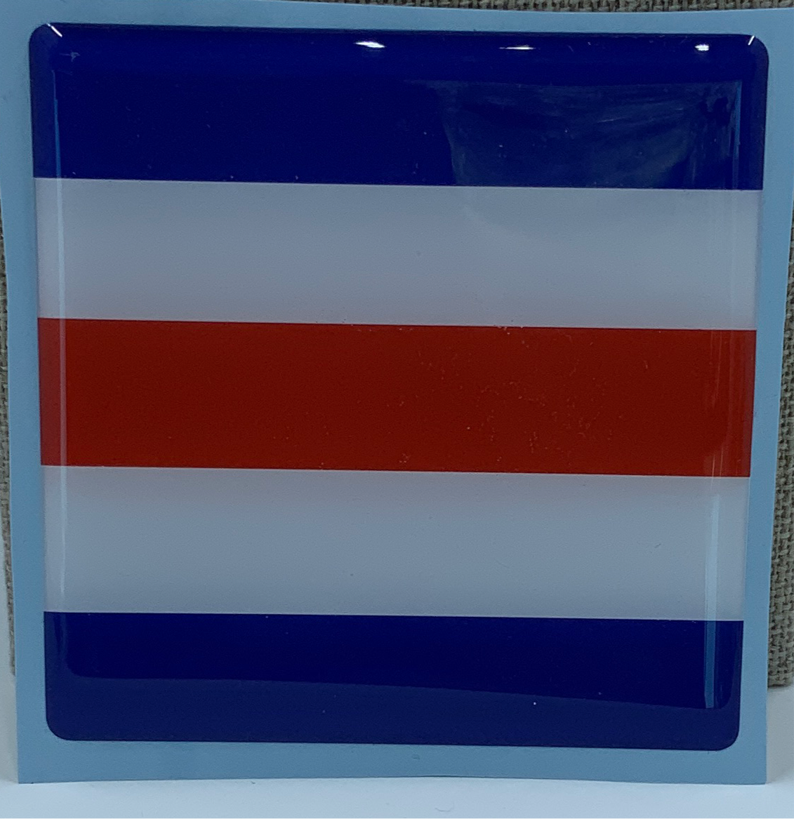 1&quot; Accudomed Code Flag Decal