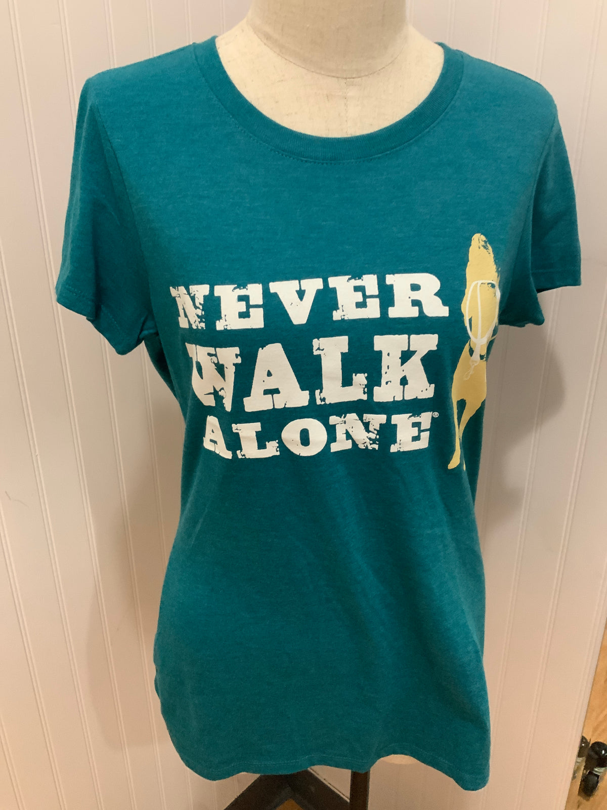 Dog Is Good Ladies Tee &quot;Never Walk Alone &quot;