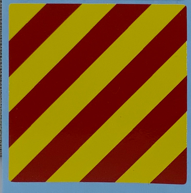 2&quot; Code Flag Decal