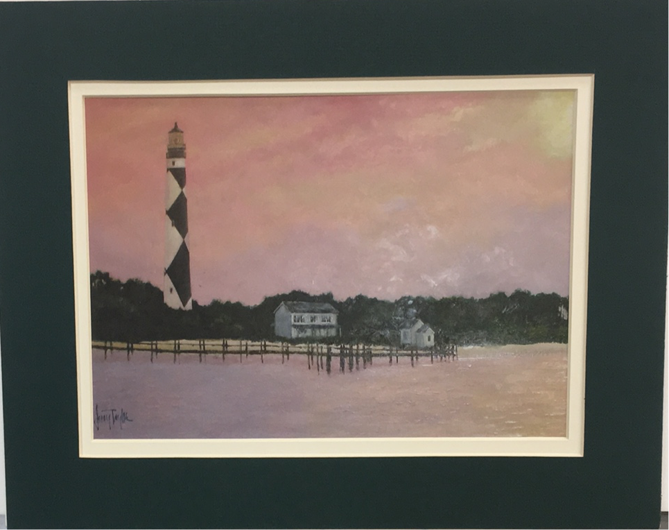 Cape Lookout Print Matted