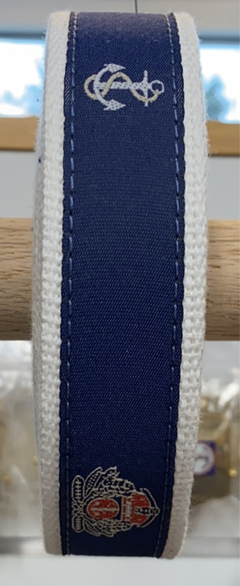 Belt Webbing with Embroidered Tape