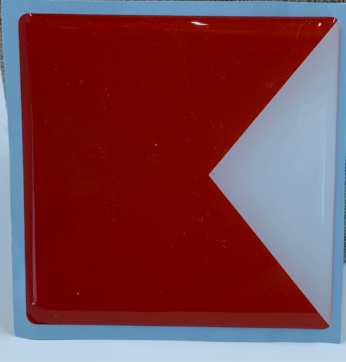 3&quot; License Plate Code Flag